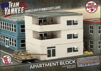 Battlefield in a Box: Team Yankee Pre-painted Apartment Block Terrain BB228