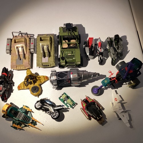 G.I. Joe MISC. VEHICLES LOT- x14 accessory vehicles incomplete CM43026 - Picture 1 of 12