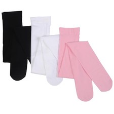 Girls Dance Tights Student School Tights 40 Den 3-Pack 6-8 Years