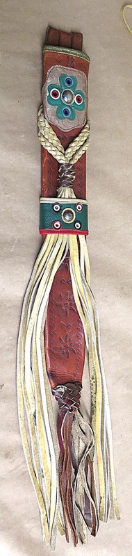 Vintage Garza Machete Custom Leather Sheath