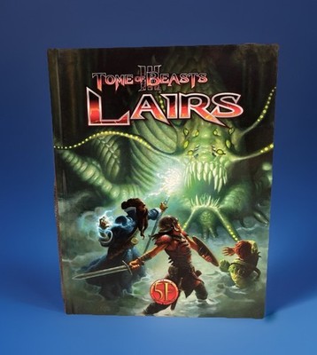 NEW Tome of Beasts III Lairs 5E Role Playing Fantasy Hardcover Book