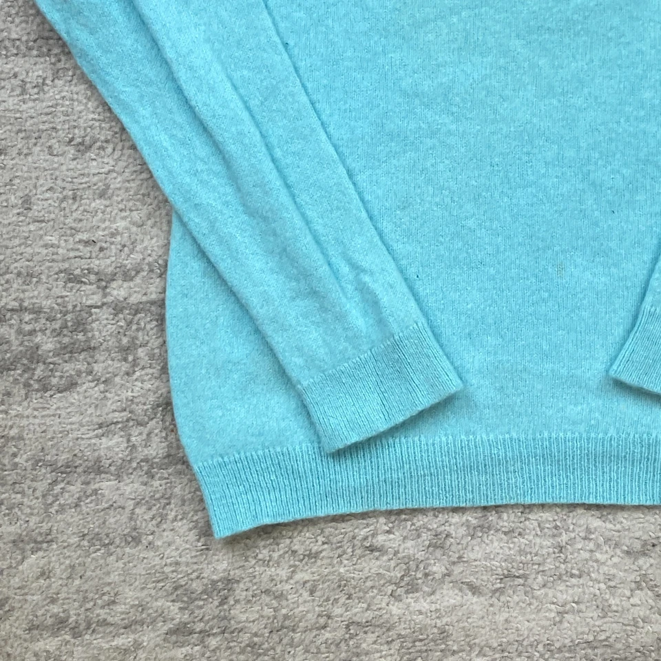Charter Club Cashmere Sweater Ladies Small Blue Casual Outdoor Hike Prep Womens - Image 2 of 4