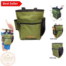 Heavy-Duty Finds Pouch with Multiple Pockets - Ideal for Metal Detecting