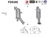 Partikelfilter FÜR Jaguar XF II (X260), Jaguar XF Sportbrake (X260) - AS FD5308