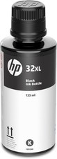 SEALED NEW HP 32XL   BLACK ORIGINAL Ink Bottles, 6,000 pages EXP : 03/31/2026