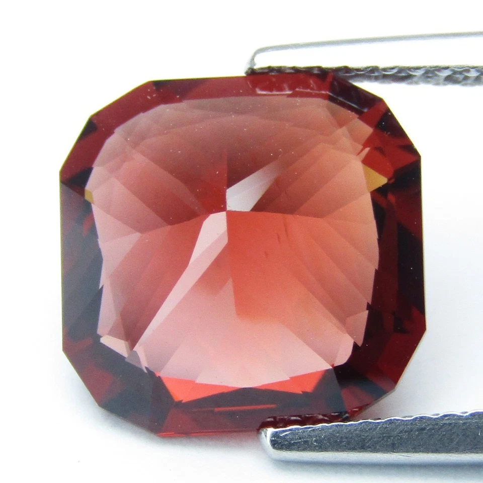 6.29Cts Genuine Natural Pyrope Garnet 11.1mm Cushion Cut Loose Africa Gemstone - Image 3 of 4