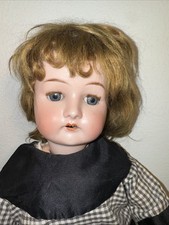 22  Antique German Cuno, Otto  Dressel Bisque Head Doll 1912-4