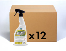 Commercial Kitchen Degreaser & Cleaner Spray, 10X More Powerful, Heavy-Duty 12x