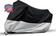 Motorcycle Cover Waterproof, Outdoor Motorbike Cover with Lock-Holes, All Season