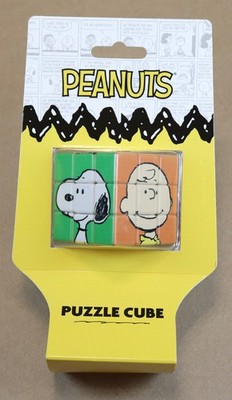 Official PEANUTS Charlie Brown Puzzle Cube Good Quality New