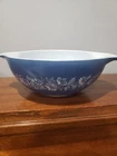Vintage Pyrex 444 Cinderella Mixing Nesting Bowl Colonial Mist Blue 4-QT