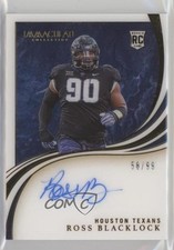 2020 Panini Immaculate Rookie 58/99 Ross Blacklock #RA-RB Auto 16wc