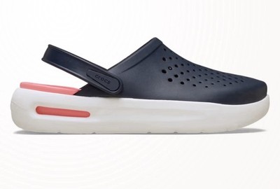 Crocs In Motion LiteRide Navy Blue Slide On Mules!!(Mens 6/Womens 8