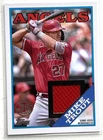 2023 Mike Trout Angels Topps Series 1 1988 Game-Worn Jersey Relic Card #88R-MT
