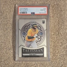 2025 PANINI PRIZM #25 NICK KURTZ RC TALISMAN ROY PSA 10 GEM MINT ATHLETICS 