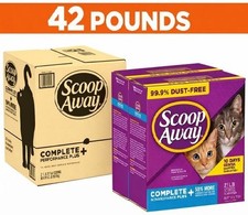 Scoop Away Cat Litter 42 lb Scented Clumping Odor Scented Fresh Scent, 42 LB