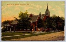 First Methodist Episcopal Church Waycross Georgia GA 1914 Postcard