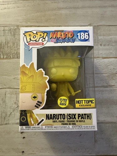 Funko Pop Naruto (six Path) 186 Hot Topic Exclusive Glow In The Dark