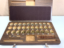BEST A2 SFIC Locksmith Pinning Rekey Kit Wooden Case Pins Springs Caps Partial