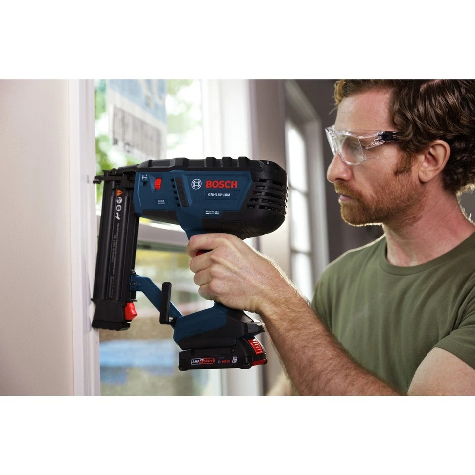 Bosch GNH18V-18MB12-RT 18V Cordless 18-GA Brad Nailer Certified Refurbished - Image 3 of 4