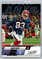 Andre Reed 2022 Panini Prestige Any Given Sunday FOOTBALL #18 Buffalo Bills HOF