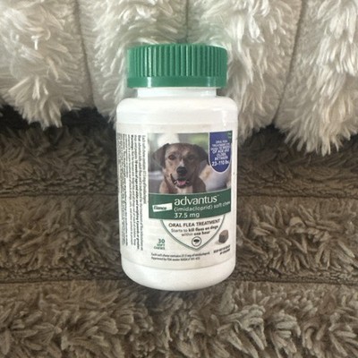 ELANCO Advantus Soft Chew Oral Flea Treatment for Dogs 23-110 lbs 30ct EXP 1/27
