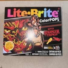 NETFLIX Stranger Things Lite-Brite Season 5 ColorPop 650 Pegs NEW IN HAND SEALED