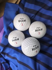1980 Ben Hogan Magnum Vintage Golf Ball 4 balls