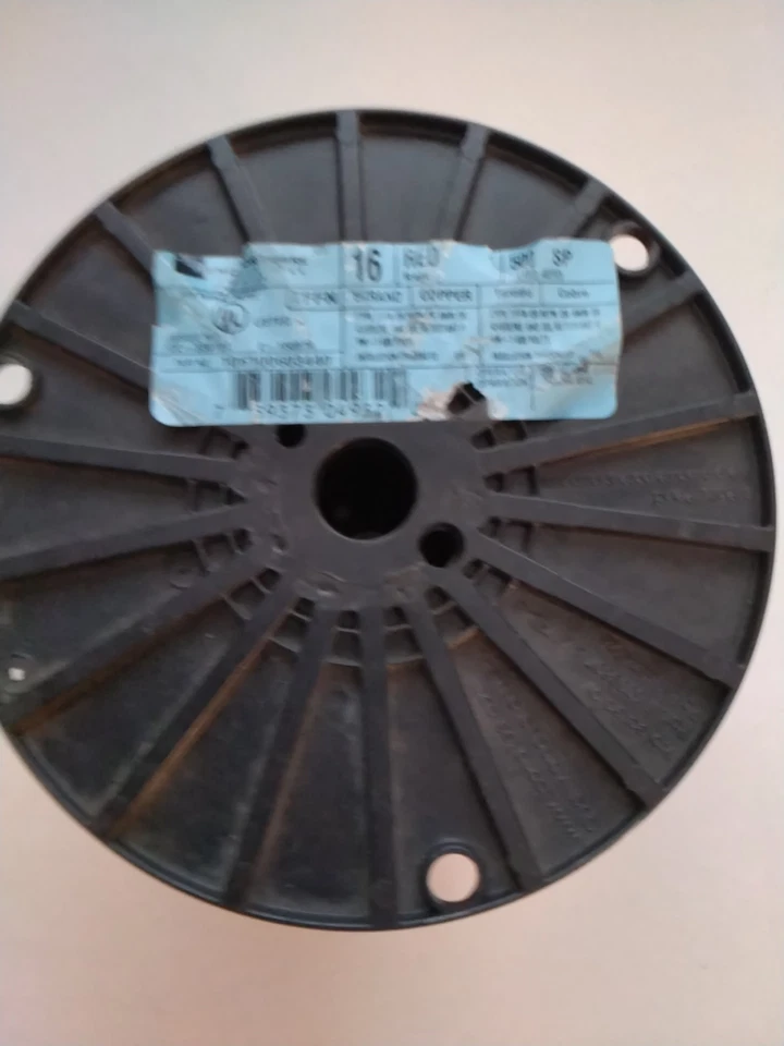 FIXTURE WIRE 16 AWG RED STRANDED COOPER TFFN 600V 500FT SPOOL  ENCORE WIRE - NEW - Image 4 of 4