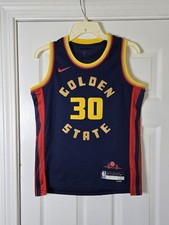 Nike Golden State Warriors Steph Curry Jersey Men's Size Medium City Edition