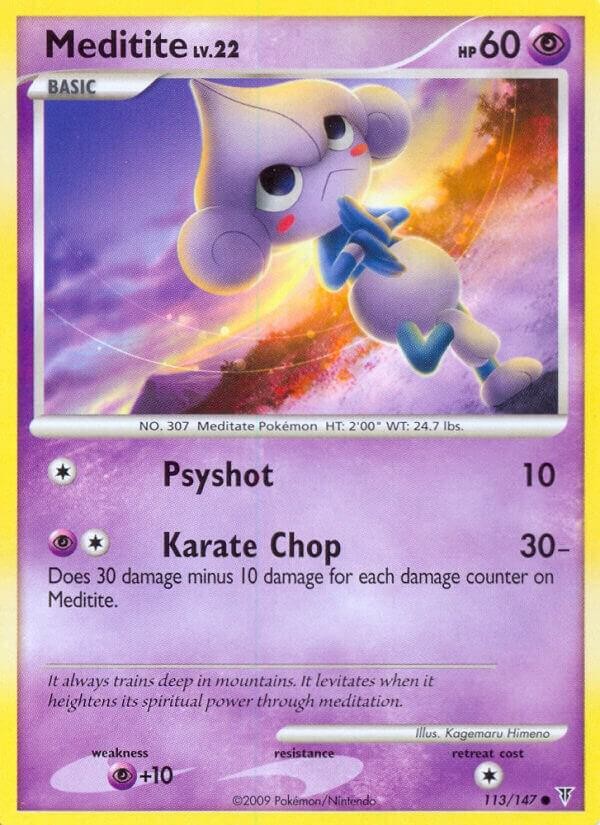 Meditite #113 Supreme Victors Common Pokemon TCG MP