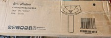 SWISS MADISON SM-PS306-P Chateau White Ceramic Pedestal Sink Pedastal Base ONLY