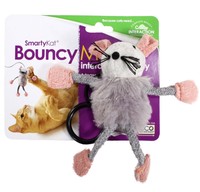 Smartykat Interaction Bouncy Mouse Cat Pet Toy Bungee Dip W/catnip Extra Fun P3 Smartykat Interaction Bouncy Mouse Cat Pet Toy Bungee Dip W/catnip Extra Fun P3
