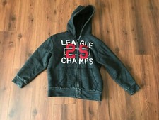 Boys Size M 7/8 Dark Gray Sherpa Lined Zip Up Jacket w/Hood by Children's Place