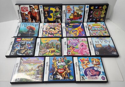 Nintendo DS Video Game Lot Of 15 - Manuals Included 