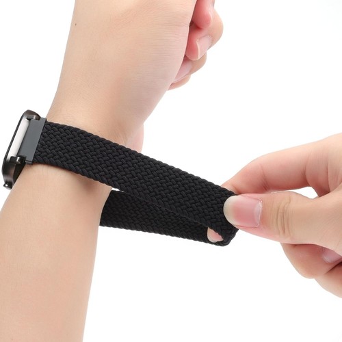 Unisex Adjustable Nylon Braided Elastic Bands - Durable 2 Pack for Smartwatches - Picture 5 of 8