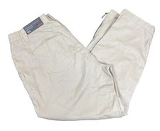 Avenue Cargo Khakis Womens Sz 16A Skinny Pants Beige Stretch Slacks Trousers NEW