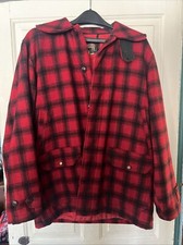 Vintage Woolrich Buffalo Plaid Wool Hunting Mackinaw Jacket - 523-Size 40