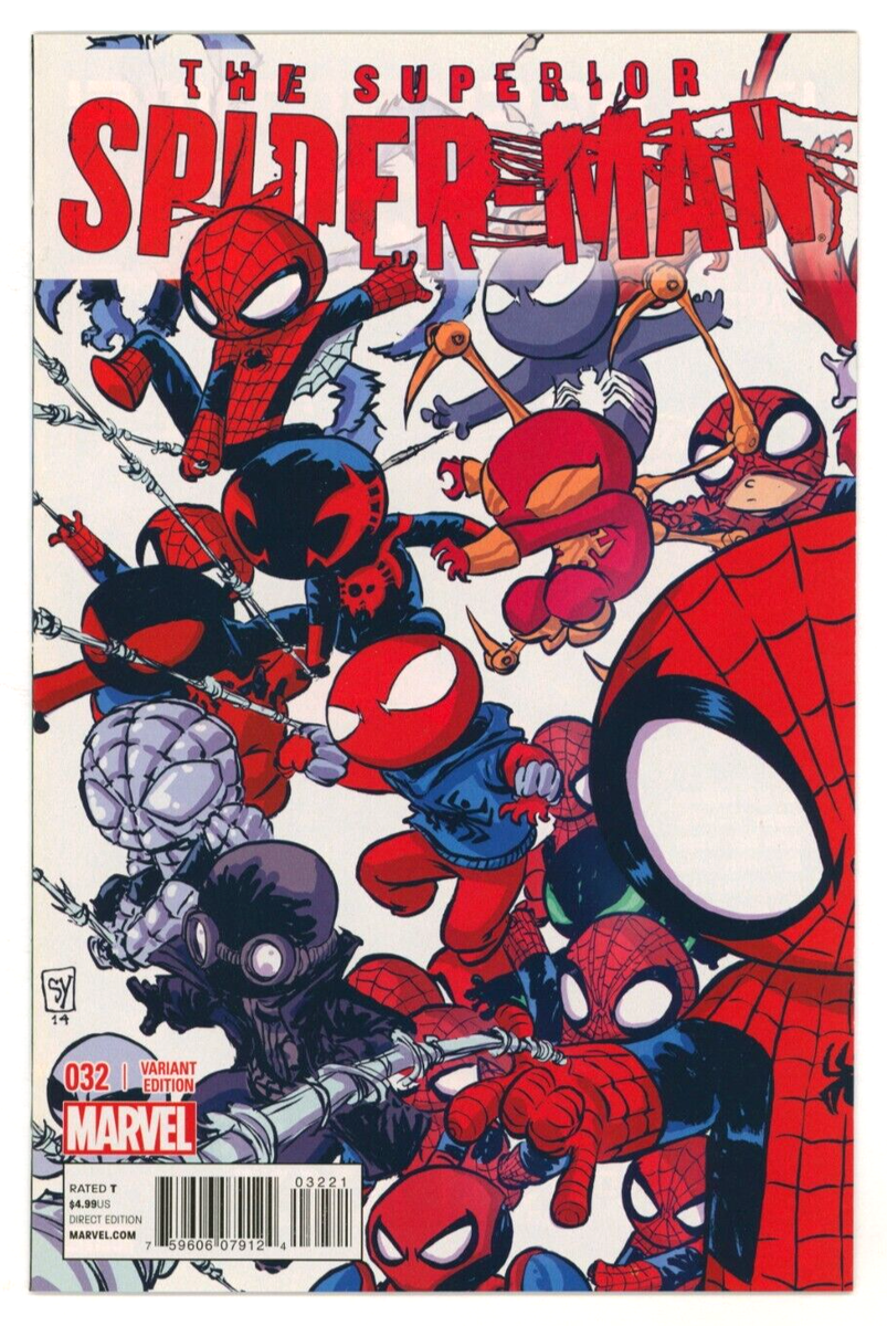 Marvel Comics SUPERIOR SPIDER-MAN (2013) #32 SKOTTIE YOUNG Variant
