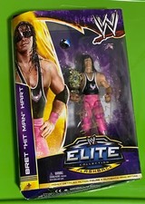 Autographed WWE Elite Bret Hit Man Hart Wrestlemania Flashback Unopened Box