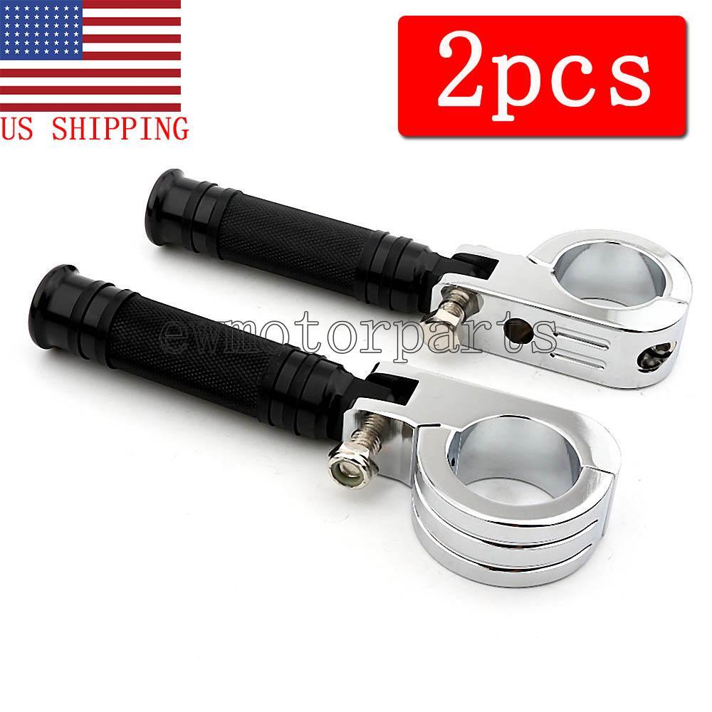 Motorcycle Foot Pegs Mount Clamps 1-1/2