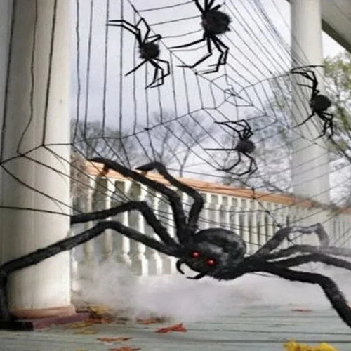 11,8" -78,7" LED gefälschte Spinne Halloween Dekor Spukhaus Requisite riesige Party Zum Selbermachen - Bild 9 von 26