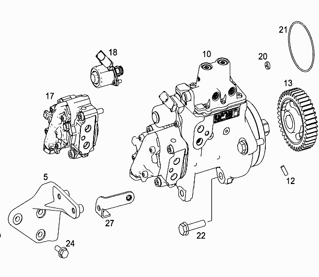 Mercedes Benz Lorry OM934 Om 934 High-Pressure A9340702001 | eBay 