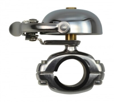 Crane Bell Mini Retro Suzu Fahrradklingel Chrome Plated/Die Cast Mount