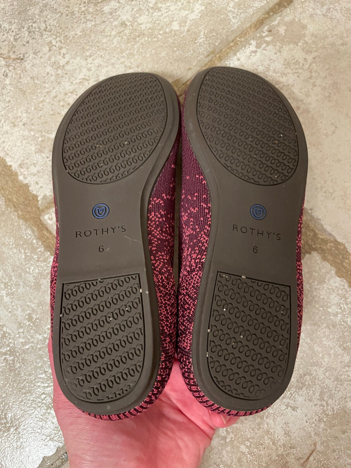 Rothy's The Flat Fig Python Purple Plum Round Toe… - image 6