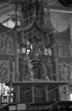 Negative-Rothenburg ob der Tauber-Building-Architecture-Church-1940s-16