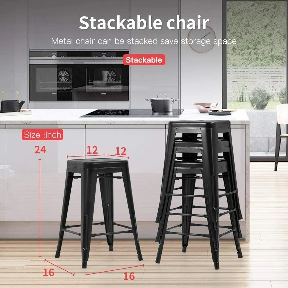 Farmhouse bar stools 2024 set of 4