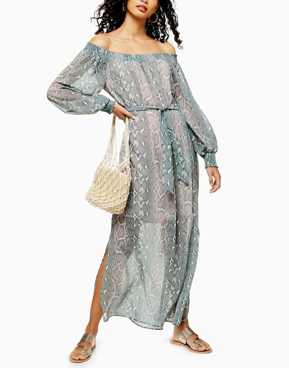 Snakeskin topshop dress clearance