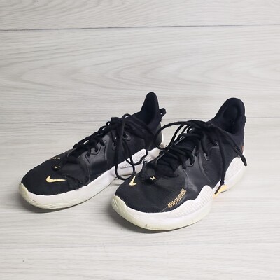 Nike PG 5 Paul George Shoes Black Sunset White #CW3143-001 Adult