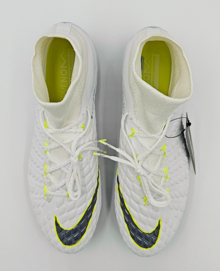 Nike Hypervenom Phantom 3 Elite DF SG-Pro AC Size 10 White